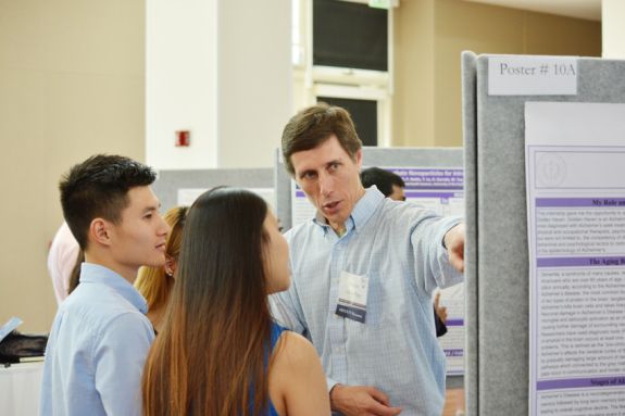 Faculty presentation during Research Day. 