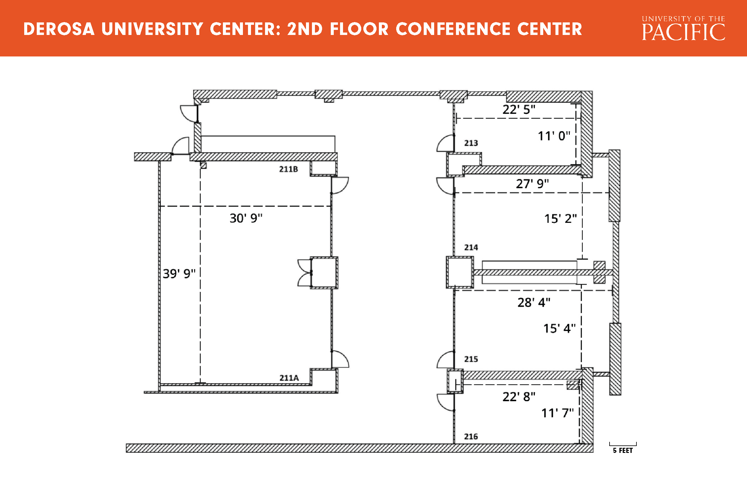 DUC Conference Center floor plan