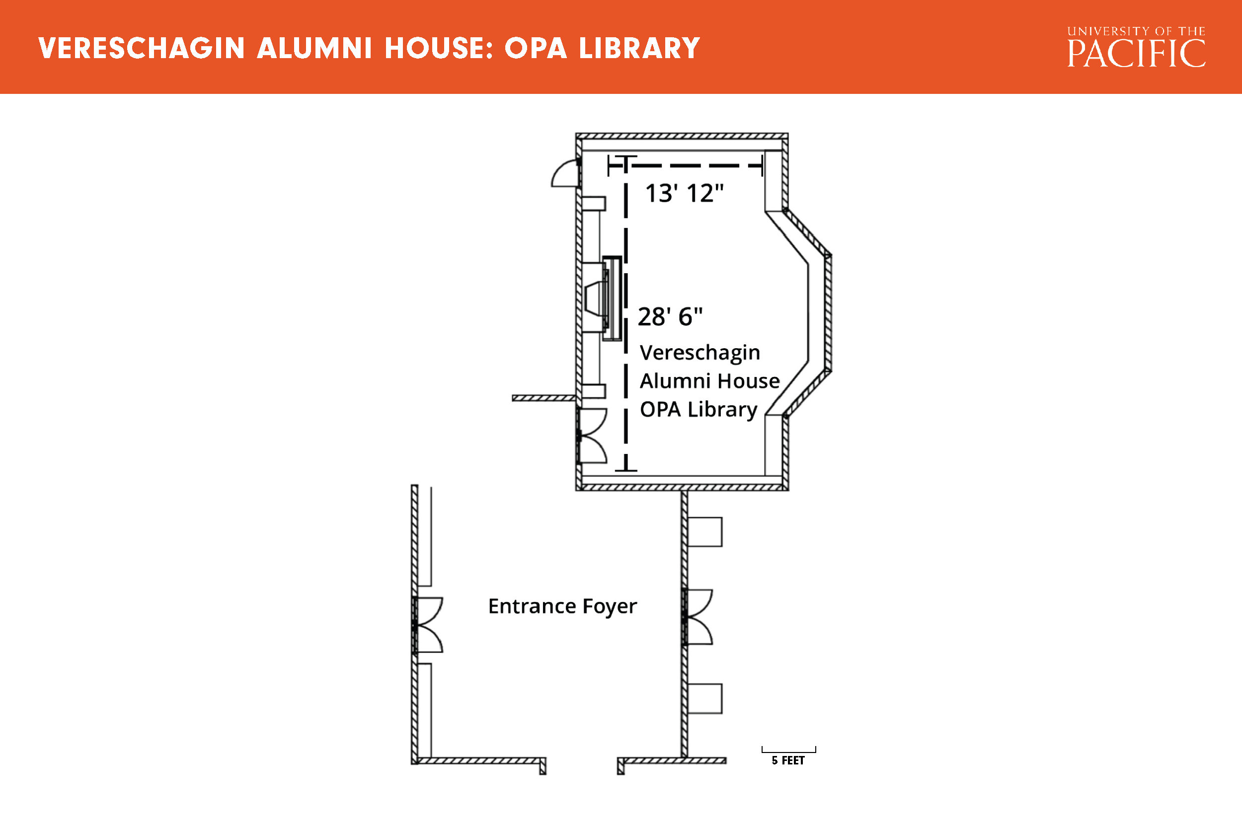 Omega Phi Alpha Library floor plan