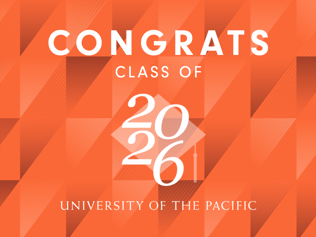 University of the Pacific Commencement 2026 lawn signs