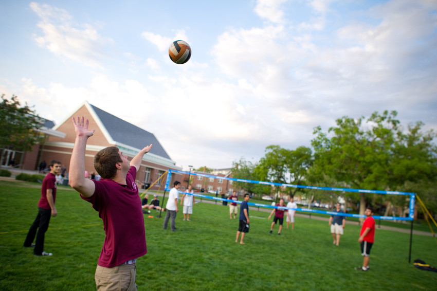 Volleyball lawn