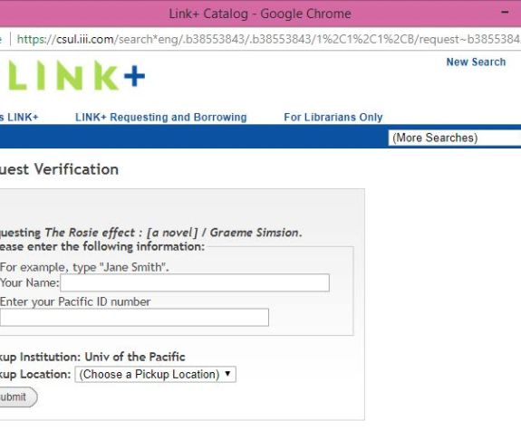 screenshot of user interface