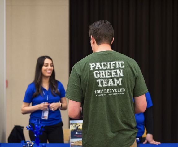green team member