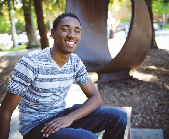 physics major Louis Johnson