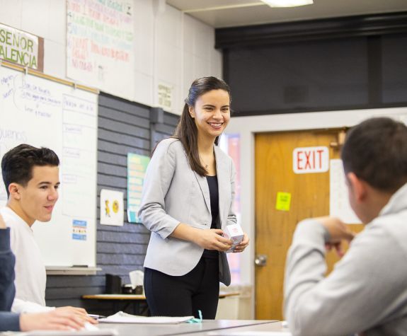 teacher Edith Torres