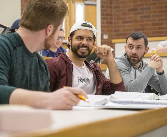 students in master of public policy classroom