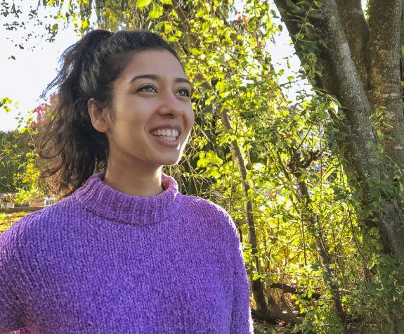 Environmental sciences major Saira Purhar