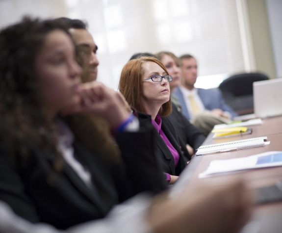 business students