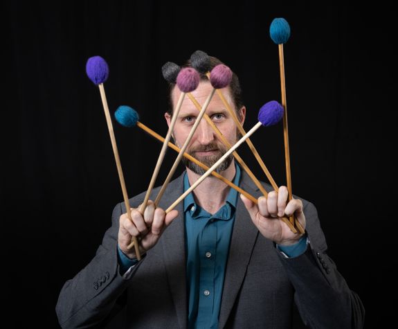 Percussionist Jonathan Latta