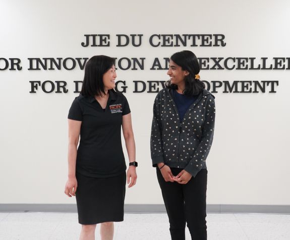 Professor Miki Park with PCSP graduate student
