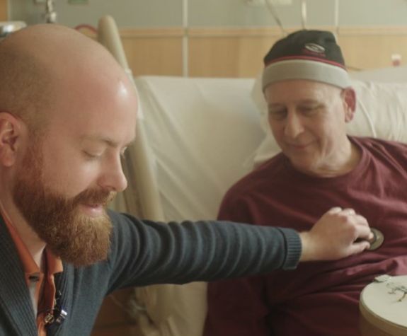 Brian Schreck and patient