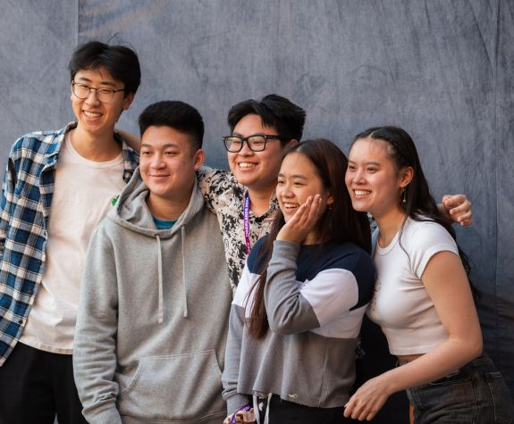 A group of students at Tigerlands
