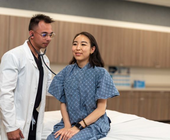 Nursing students at University of the Pacific's Sacramento campus