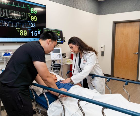 Nursing students at University of the Pacific's Sacramento campus