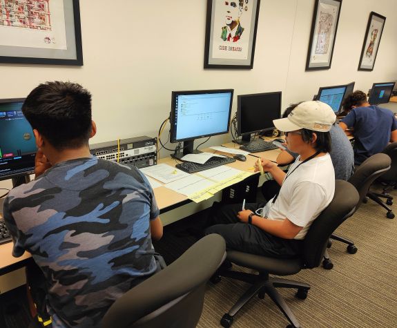 Interface design students
