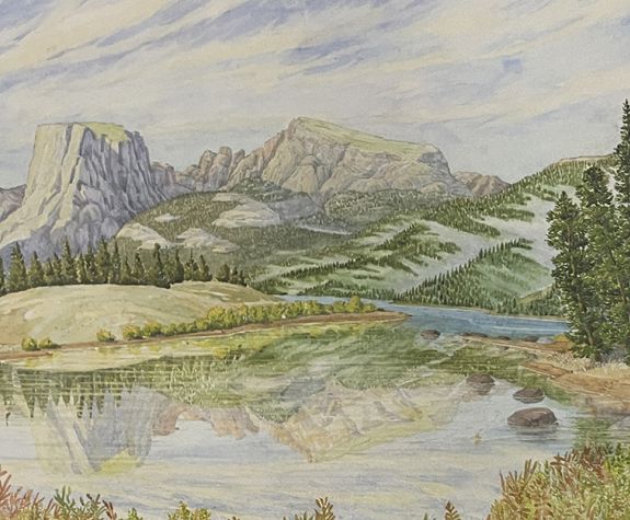 Watercolor landscape