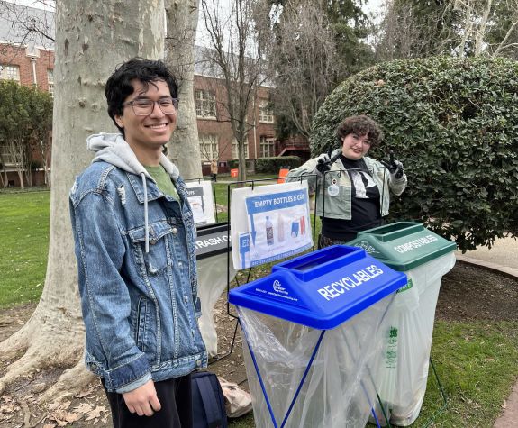two waste educators