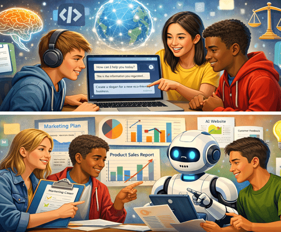 AI program illustration