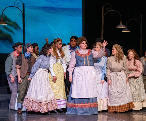 Pacific Opera Theatre's students performing Carousel