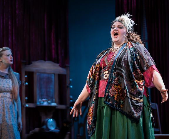 University of the Pacific's students in a production of The Medium
