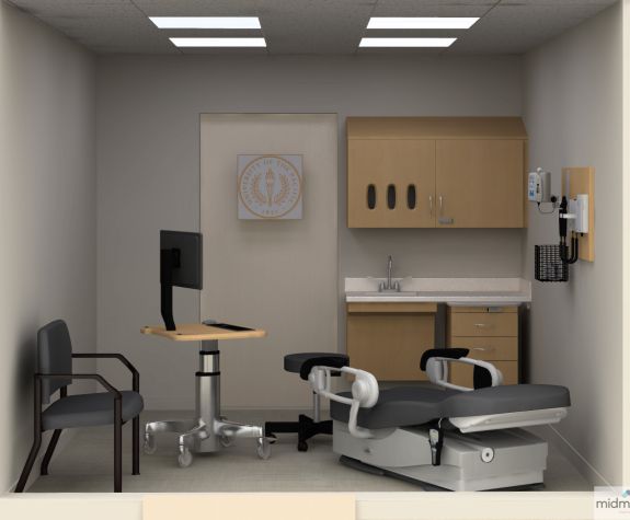 exam room rendering