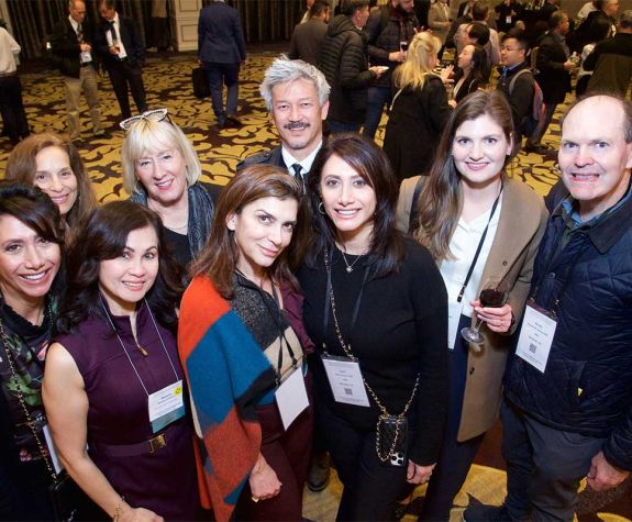 alumni weekend attendees group photo