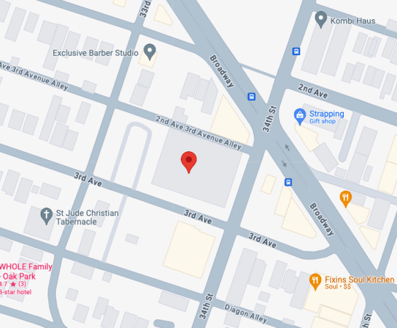 map of PHCC location
