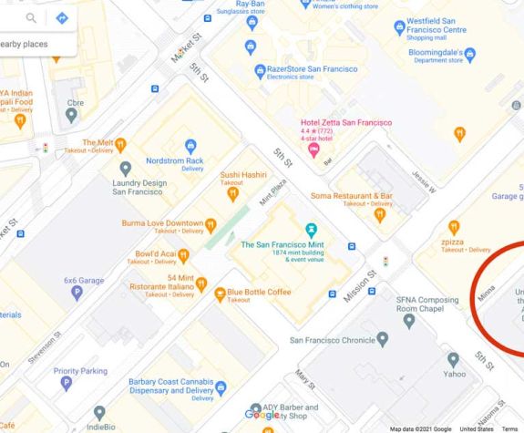 clinic location map