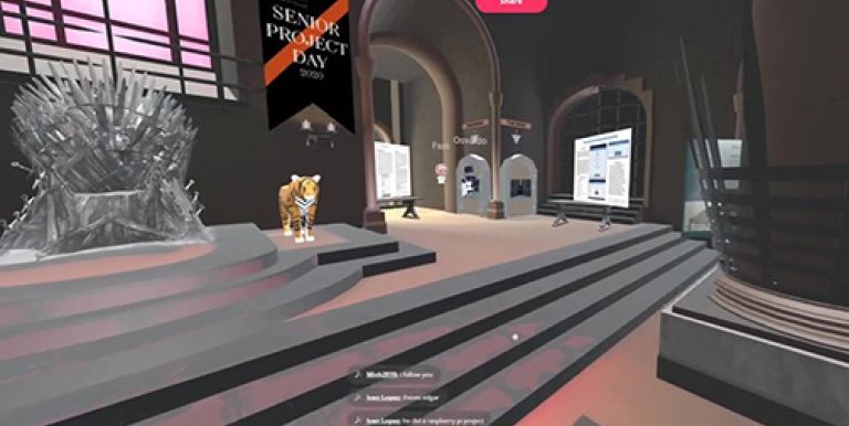 Screenshot of the Virtual Senior Project