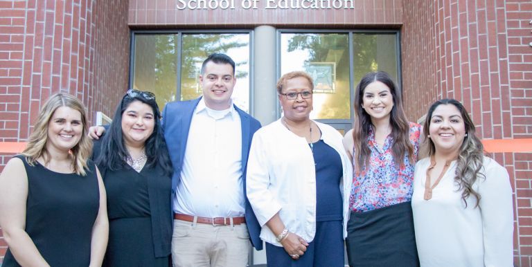 Students at Benerd College
