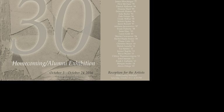 The Reynolds Gallery Turns 30: Homecoming/Alumni Exhibition