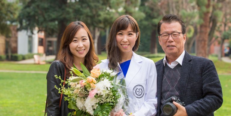 PA student on graduation day