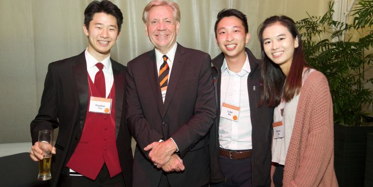 President Callahan with Dugoni guests