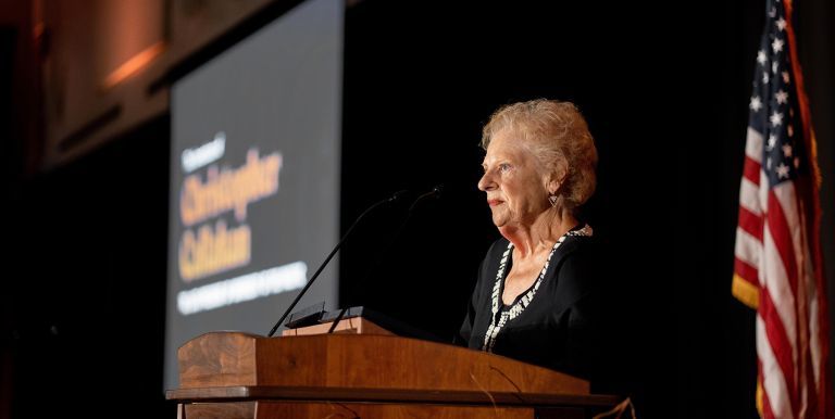 Judy Chambers speaking