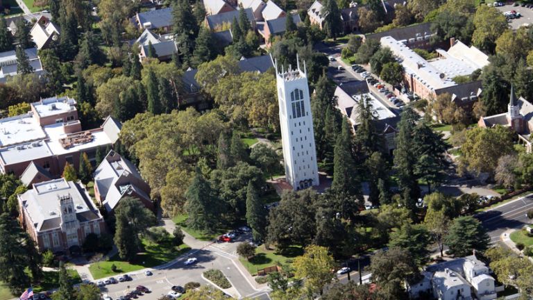 Burns Tower at University of the Pacific