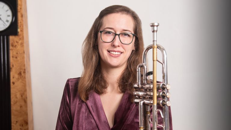 Trumpet player Allie Kuhnert