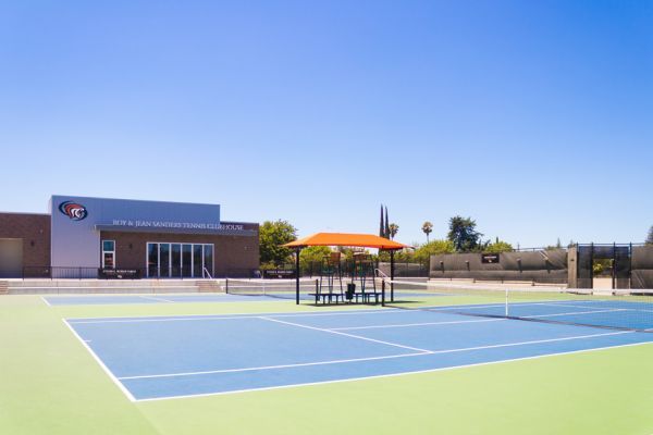 tennis courts at University of the Pacific