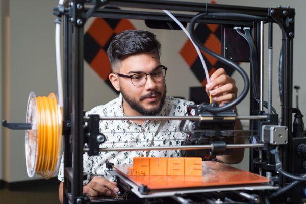 a 3d printer in the Pacific Cube