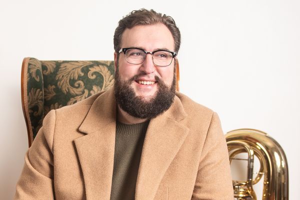 Professor of tuba Jonathan Seiberlich