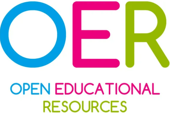 colorful image that says OER Open Educational Resources