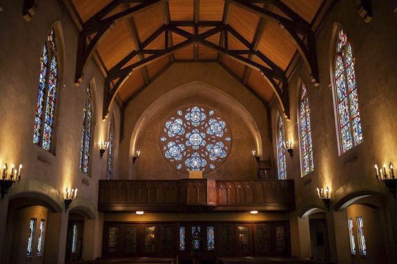 Morris Chapel Rose Window 