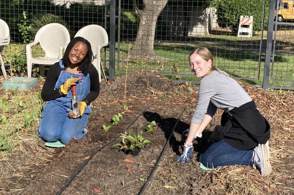 Garden volunteers