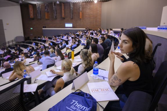 Classroom full of students