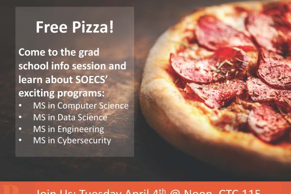 pizza and grad programs