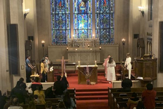 Catholic Mass in Morris Chapel