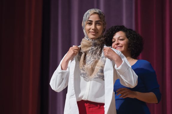 PharmD student at White Coat Ceremony