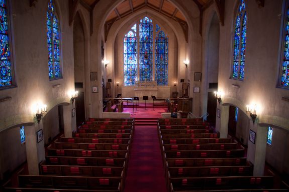Inside of Morris Chapel