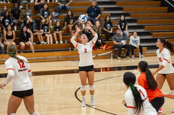 Pacific volleyball action