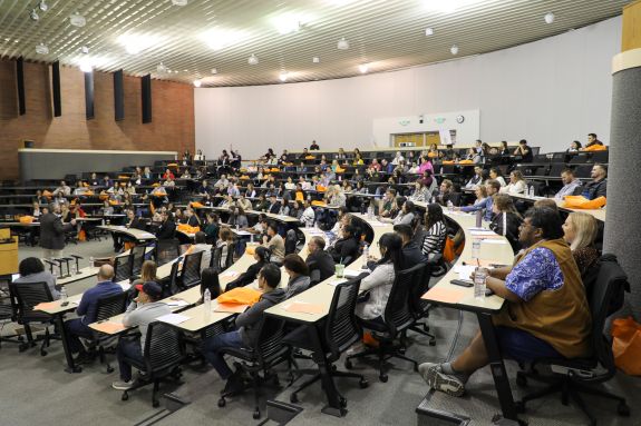 Classroom with students