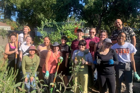 Volunteers at Sac Garden